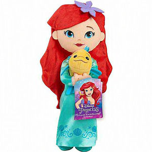 Disney Princess Lil' Friends Ariel &‎ Flounder 14-inch Plush Doll